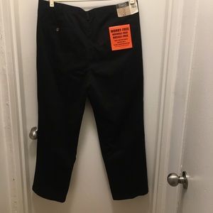 Men’s Haggar classic fit pleated pants size 40W 30L black